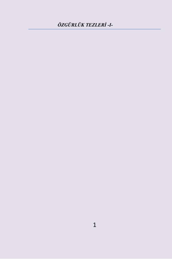 Abdullah Öcalan — Özgürlük Tezleri 1 kapağı