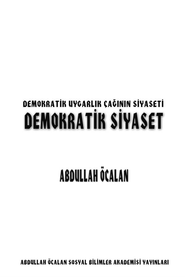 Abdullah Öcalan — Demokratik Siyaset kapağı