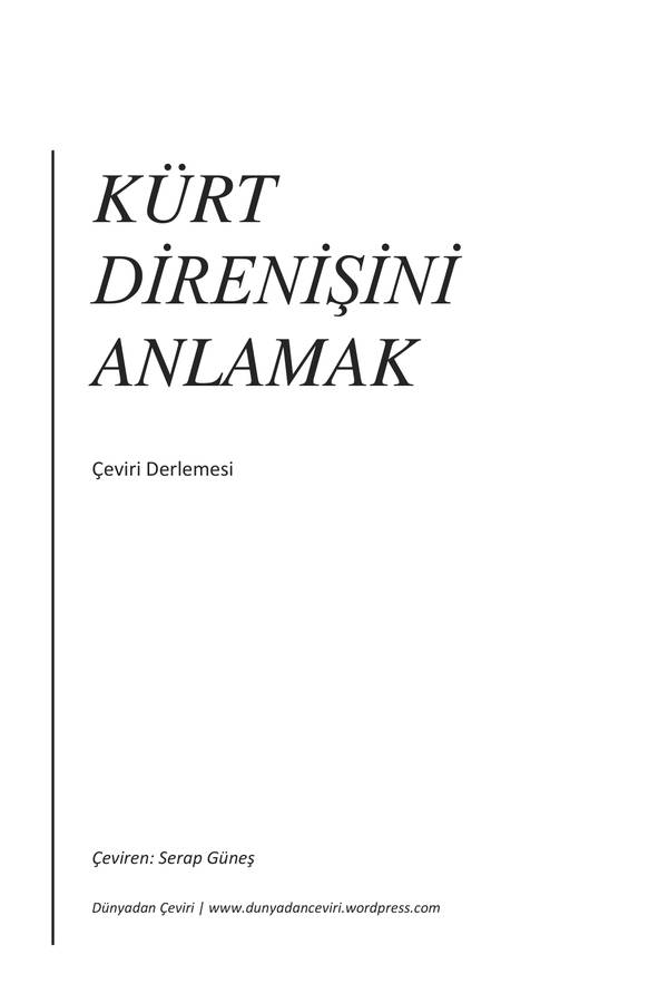 Kürt Direnişini Anlamak kapağı