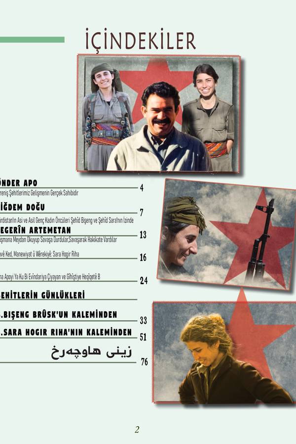 Özel Sayı Ş. Bişeng ve Ş. Sara kapağı