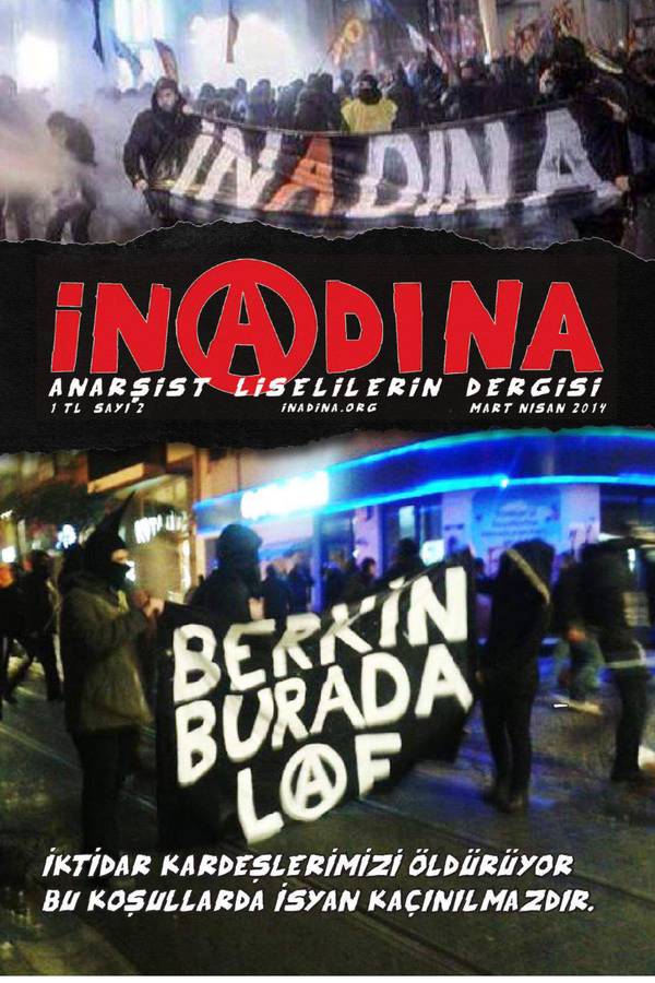 Lise Anarşist Faaliyet — Sayı 2 kapağı