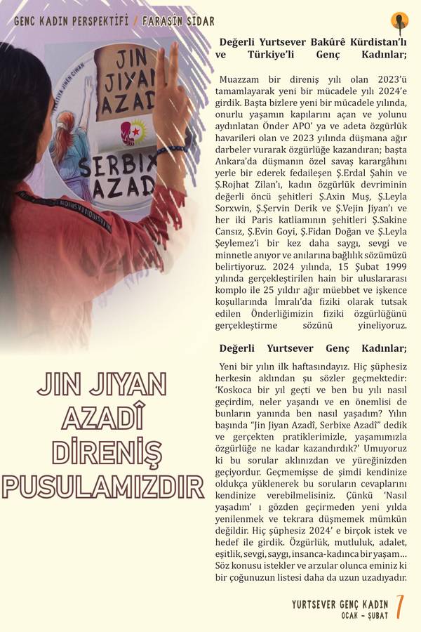 Yurtsever Genç Kadın — Sayı 13 kapağı