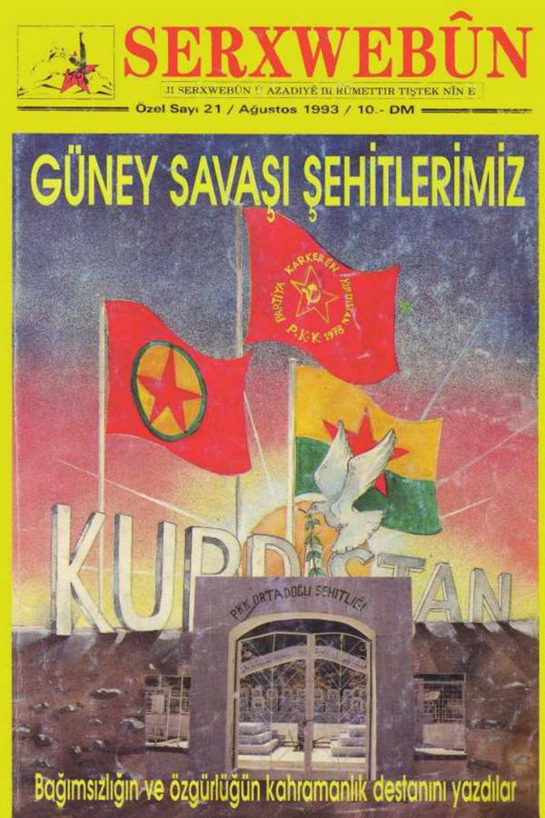 Serxwebûn — 1993 Güney Savaşı Şehidleri kapağı