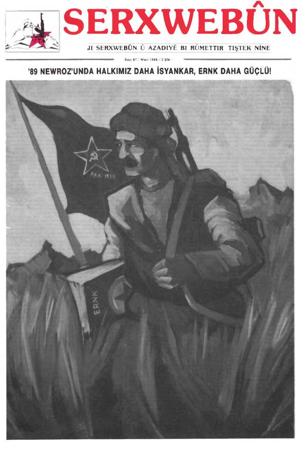 Serxwebûn — Mart 1989. Sayı 87 kapağı
