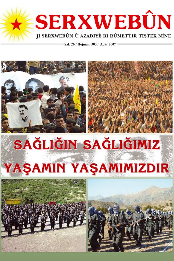 Serxwebûn — Mart 2007. Sayı 303 kapağı