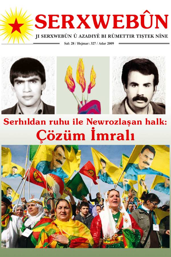 Serxwebûn — Mart 2009. Sayı 327 kapağı