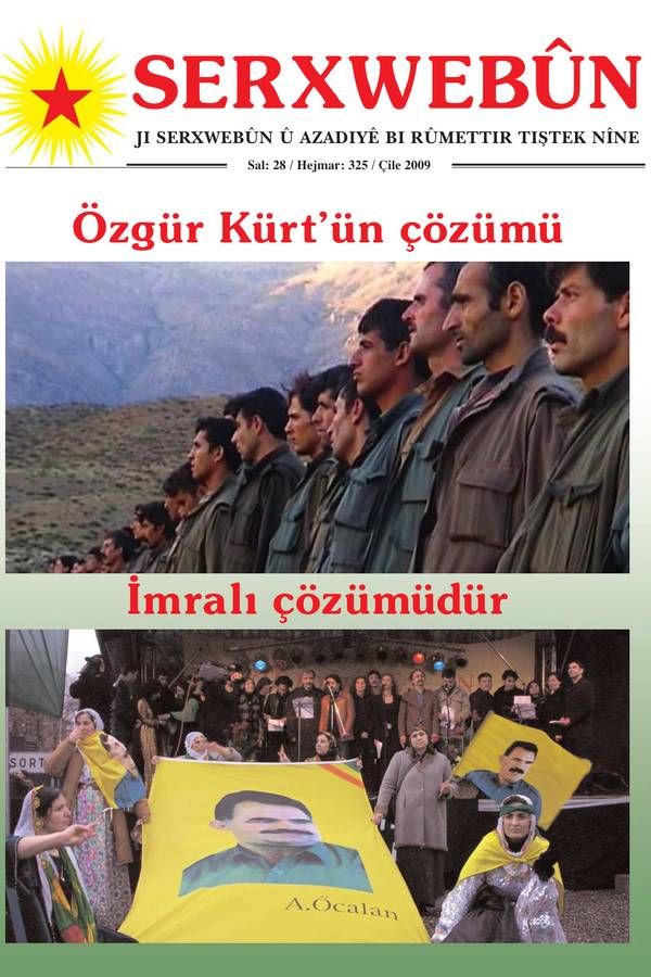 Serxwebûn — Ocak 2009. Sayı 325 kapağı