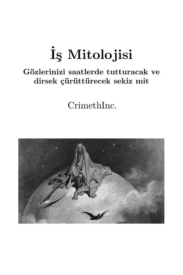 İş Mitolojisi — Crimethınc kapağı