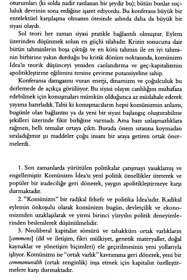 Alain Badiou ve Slavoj Zizek — Bir İdea Olarak Komünizm kapağı