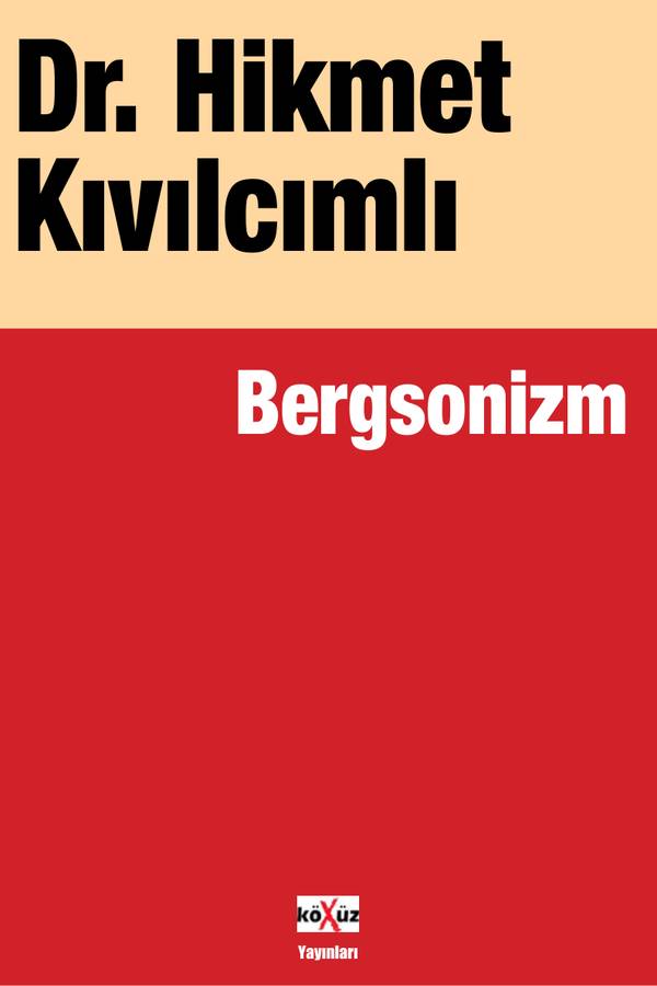 Bergsonizm kapağı