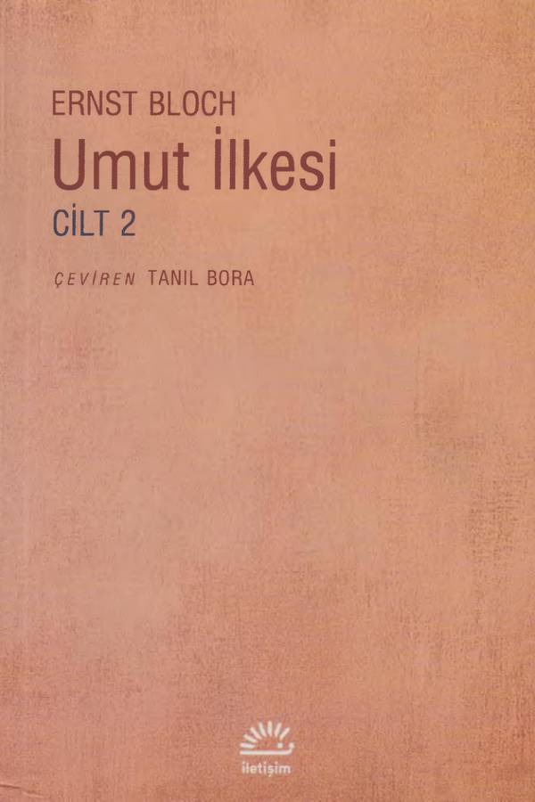 Ernst Bloch Umut — İlkesi Cilt 2 kapağı