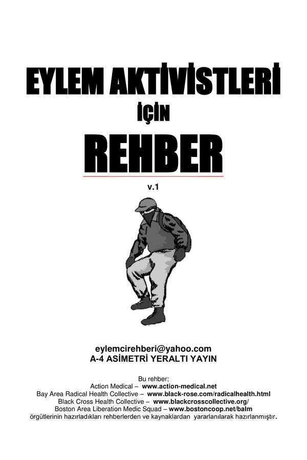 Eylem Aktivistleri İçin Rehber kapağı