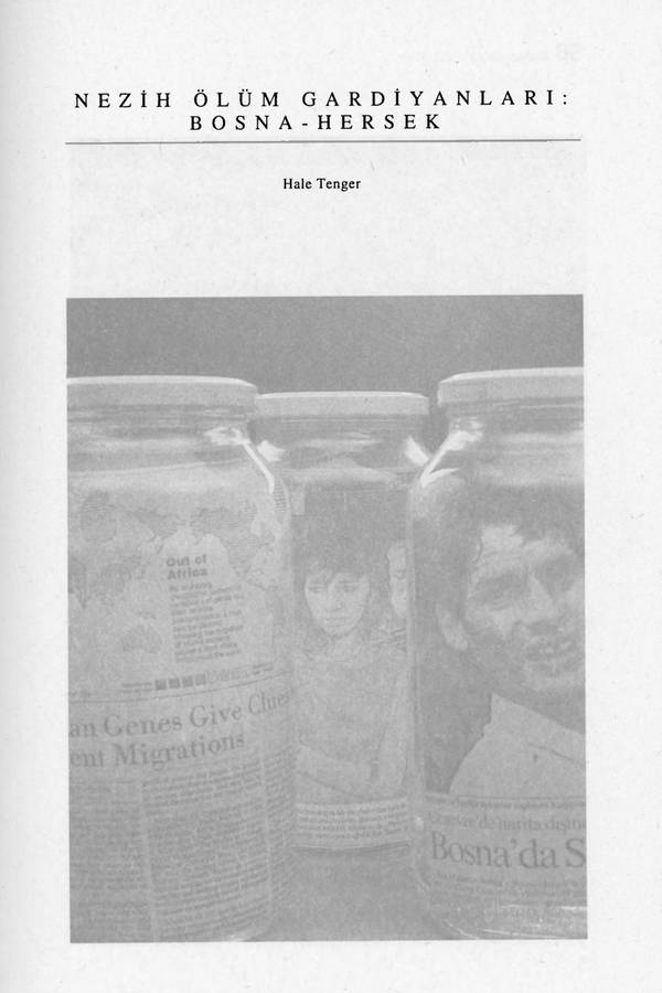 Hale Tenger — Nezih Ölüm Gardiyanlari Bosna — Hersek kapağı