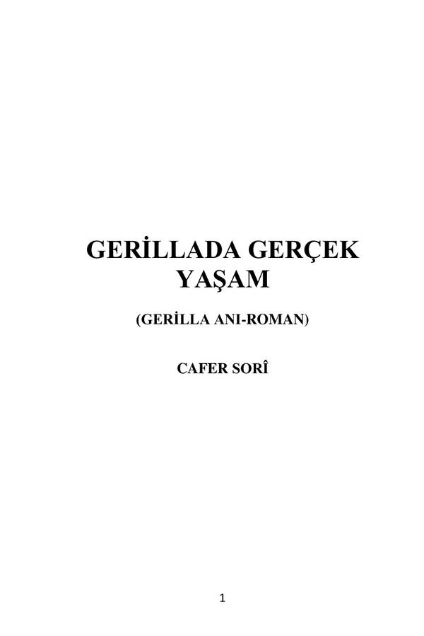 Kîtabin Tamamı — Gerçek Gerîlla Yaşamı kapağı