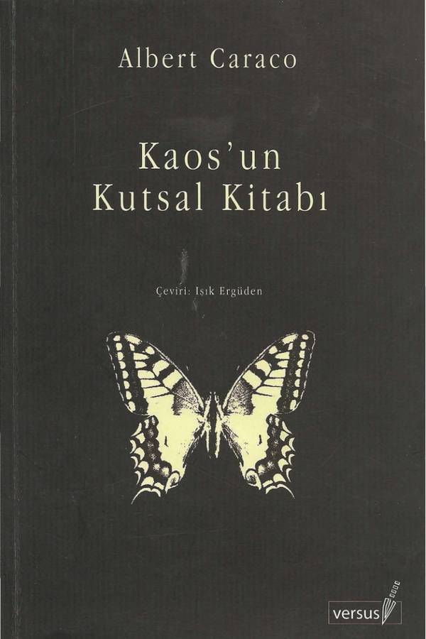 Kaos'un Kutsal Kitabı — Albert Caraco kapağı