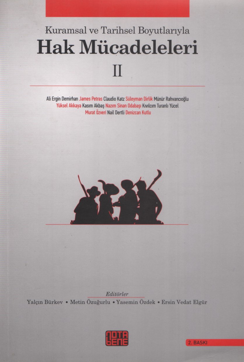Yalçın Bürkev — Kuramsal ve Tarihsel Boyutlarıyla Hak Mücadeleleri 2 kapağı