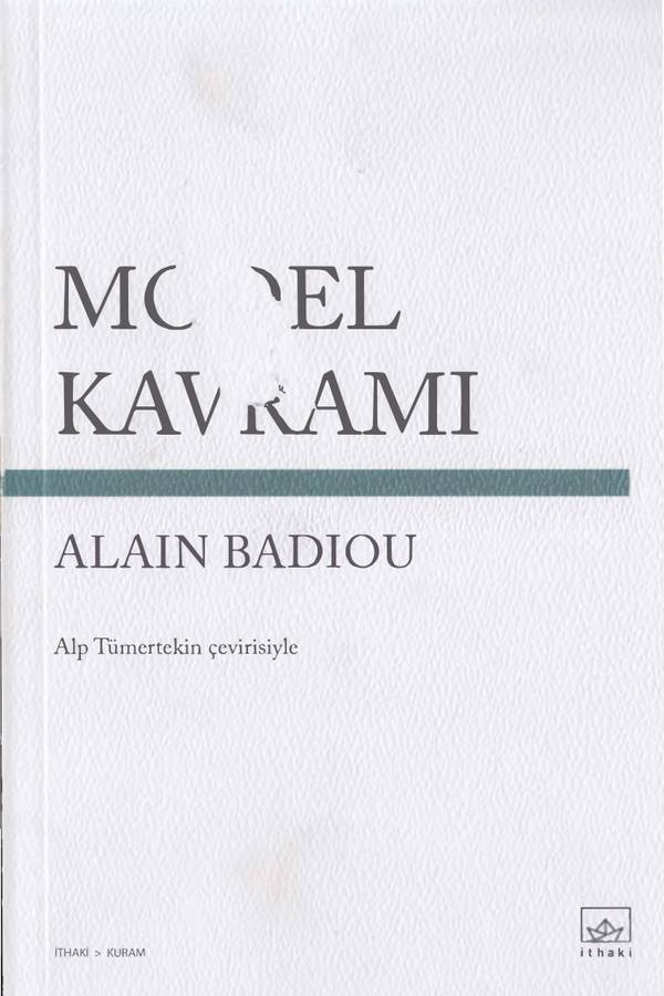 Alain Badiou — Model Kavramı kapağı