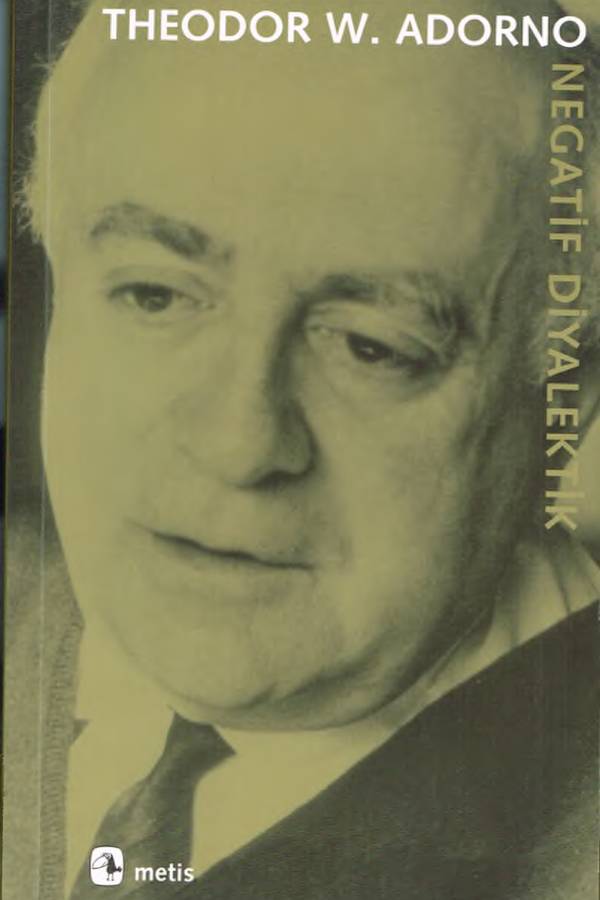 Negatif Diyalektik — Theodor W. Adorno kapağı