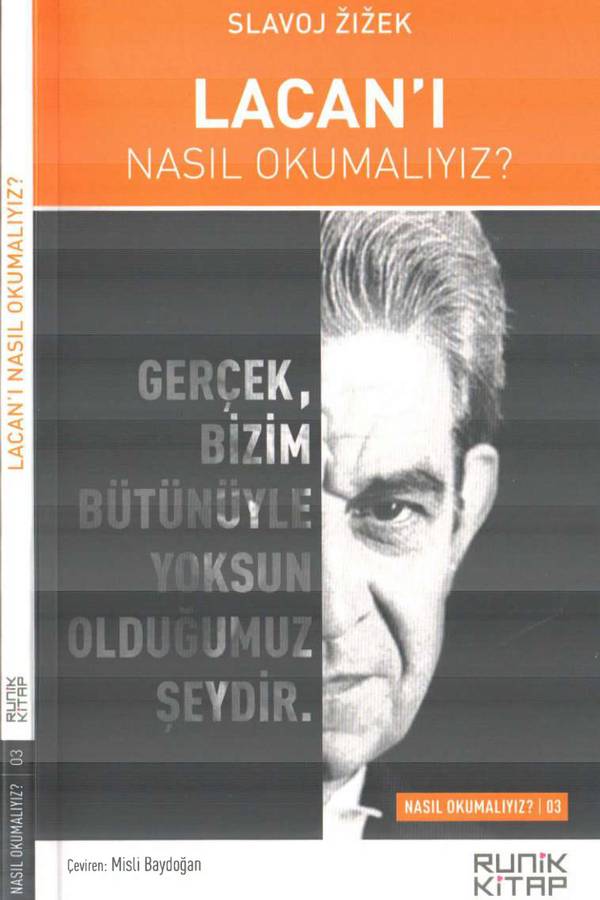 Slavoj Zizek — Lacan'ı Nasıl Okumalıyız kapağı