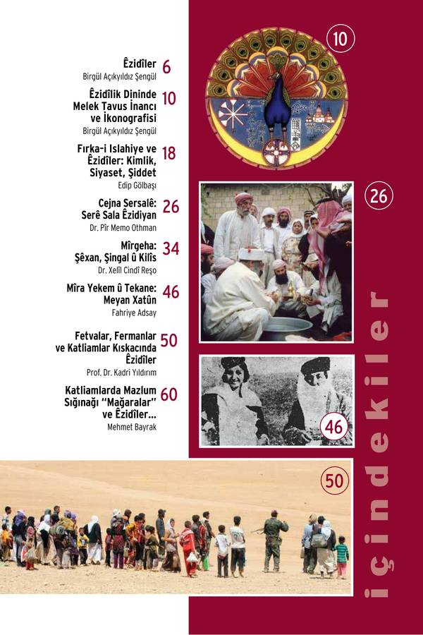 Ezidilik Dininde Melek Tavus kapağı