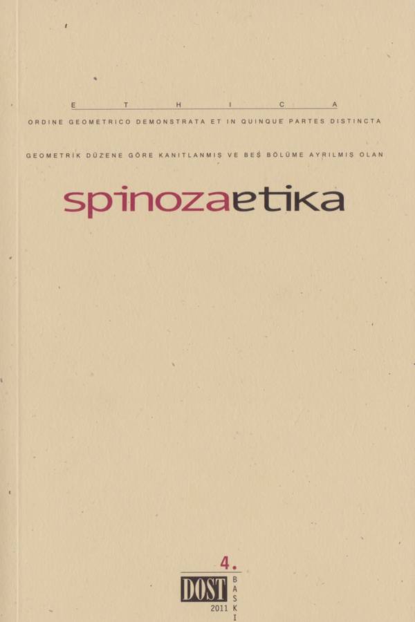 Etika — Spinoza kapağı