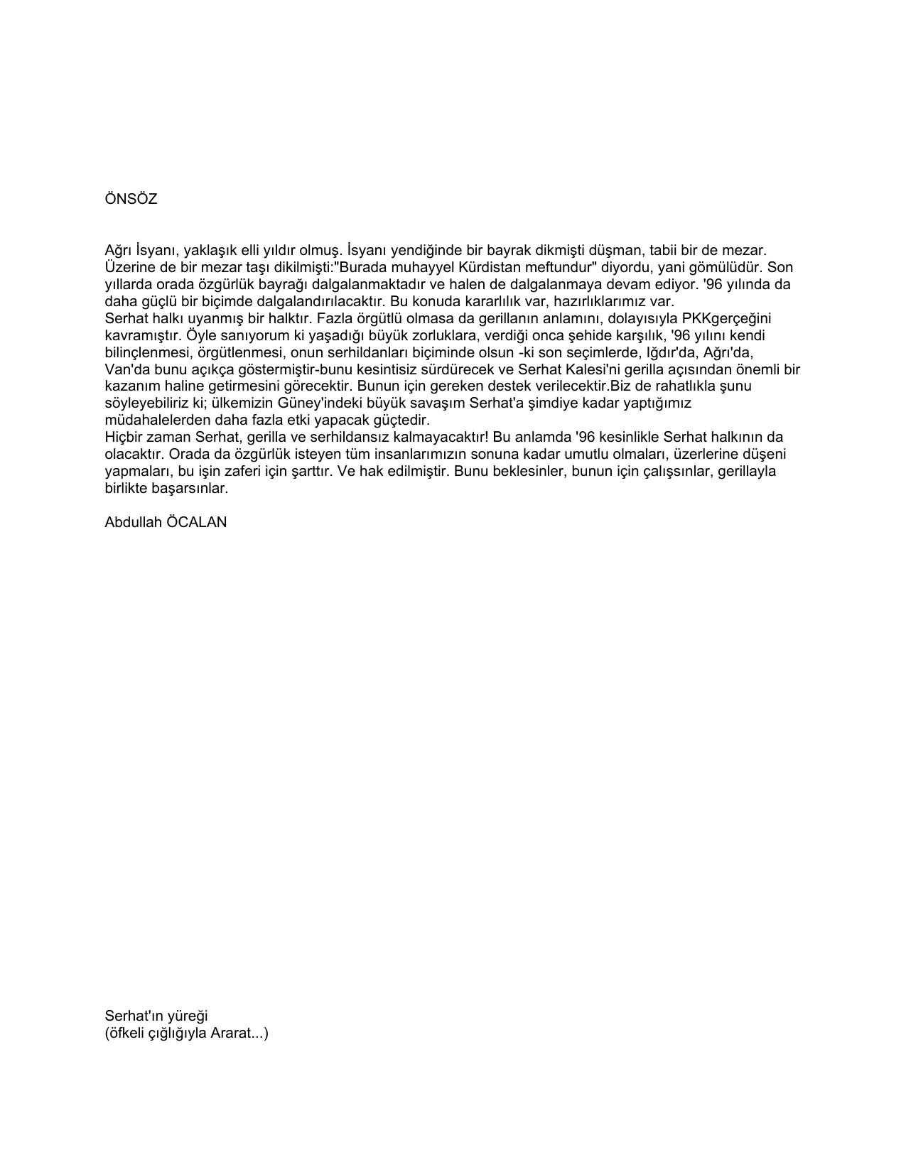 Öfkeli Çığlığıyla Ararat kapağı