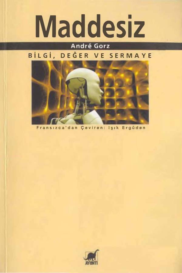 Maddesiz — Andre Gorz kapağı